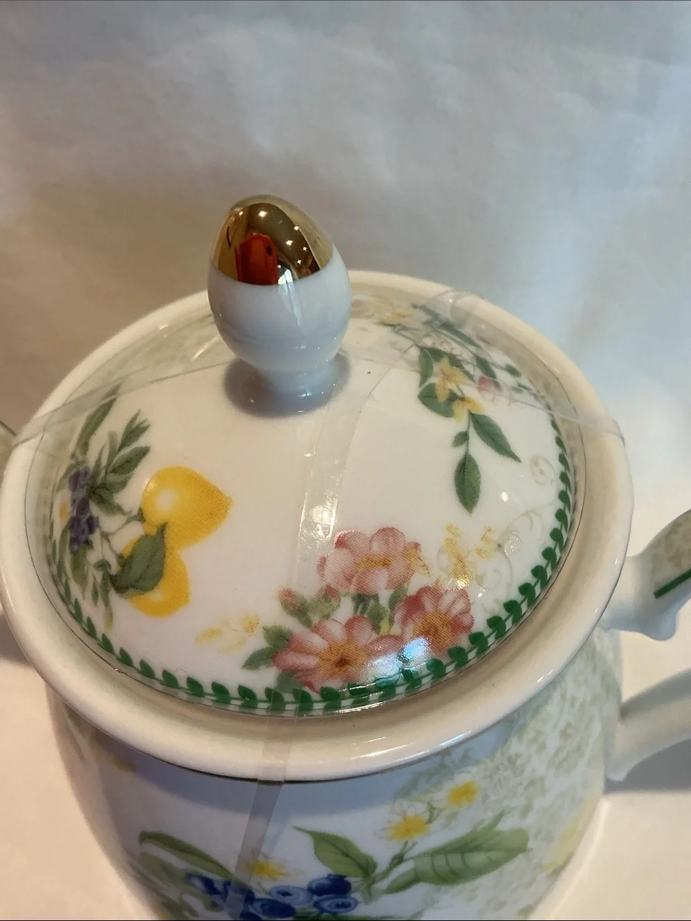 Lemon & Blueberry Cream and Sugar Set